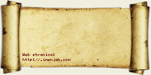 Andrijana Backović vizit kartica